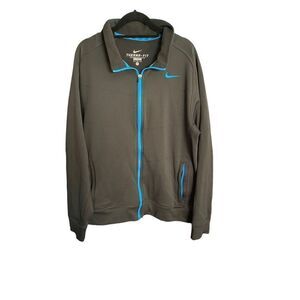 Nike mens dry fit thermal fit, full zip men’s jacket, size medium ￼